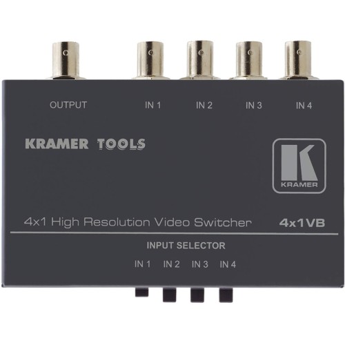Коммутатор Kramer Electronics 4x1VB 4x1 на разъемах BNC, 400 МГц
