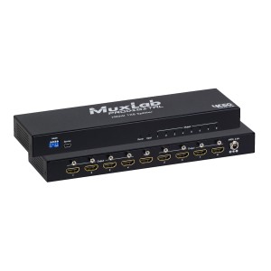 Усилитель-распределитель MuxLab 500427, 1х8 HDMI, 4K/60