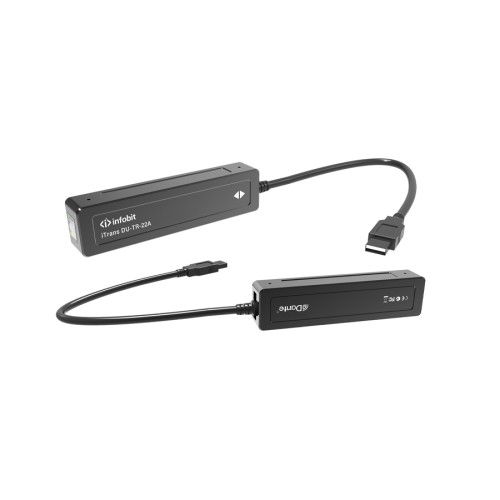 Конвертер Infobit iTrans DU-TR-22A (приемник/передатчик) Dante - USB Аудио 2 -канальный, порт USB A.1xRJ45(Dante). Питание PoE