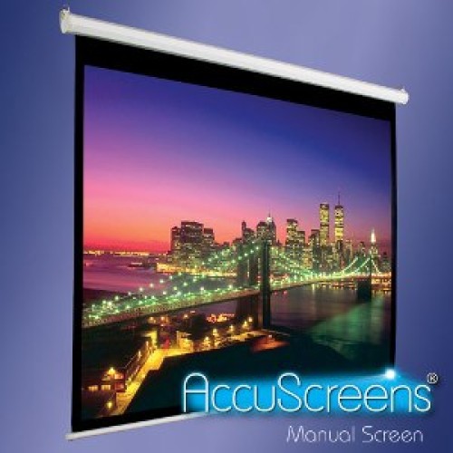 Экран настенный Accuscreen Manual NTSC (3:4) 213/7' (50x66 1/2") 127*169 MW