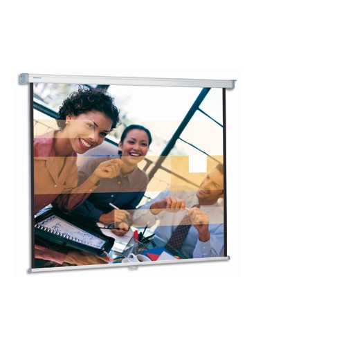  Экран Projecta SlimScreen 125x125 см Matte White настенный рулонный 1:1 [10200061]